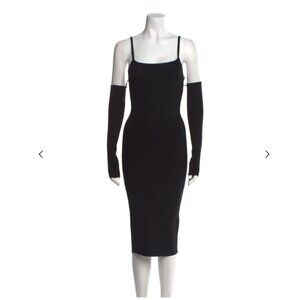 Alice & Olivia Square Neckline Knee-Length Dress